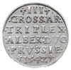 trojak 1542, Królewiec, Iger Pr.42.1.a (R), Neumann 43, moneta w pudełku PCGS z certyfikatem MS 62..