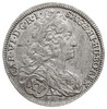 15 krajcarów 1736, Wrocław, F.u.S. 915, Her. 650, drobna mennicza wada blachy, patyna