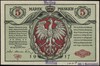 5 marek polskich 9.12.1916, Generał, biletów, seria A, numeracja 0000000, próbny druk - wzór z uko..