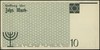10 marek 15.05.1940, papier bez znaku wodnego, druk w kolorze zielonym, numeracja 415799, Lucow 86..