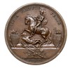 Medal sygnowany F L (Friedrich Loos - medalier berliński) wybity w 1789 r. ofiarowany królowi prze..