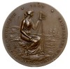 Słowiańska Wystawa Fotograficzna w Wieliczce w 1903 r., medal niesygnowany, Aw: Kobieta siedząca n..