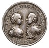 Medal zaślubinowy Marii Krystyny Habsburg - Lotaryńskiej i księcia cieszyńskiego, Alberta Saskiego..