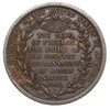 Medal poświęcony prezydentowi USA Jerzemu Waszyngtonowi 1800 r., Aw: Popiersie w prawo i napis wok..