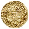 goldgulden 1533, Schwabach, Aw: Krzyż z tarczami czterech prowincji w polach, GEORG MARCH BRAN E V..