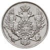 3 ruble 1844 / СПБ, Petersburg, platyna 10.30 g, Bitkin 90 (R), minimalne uderzenie na krawędzi, r..