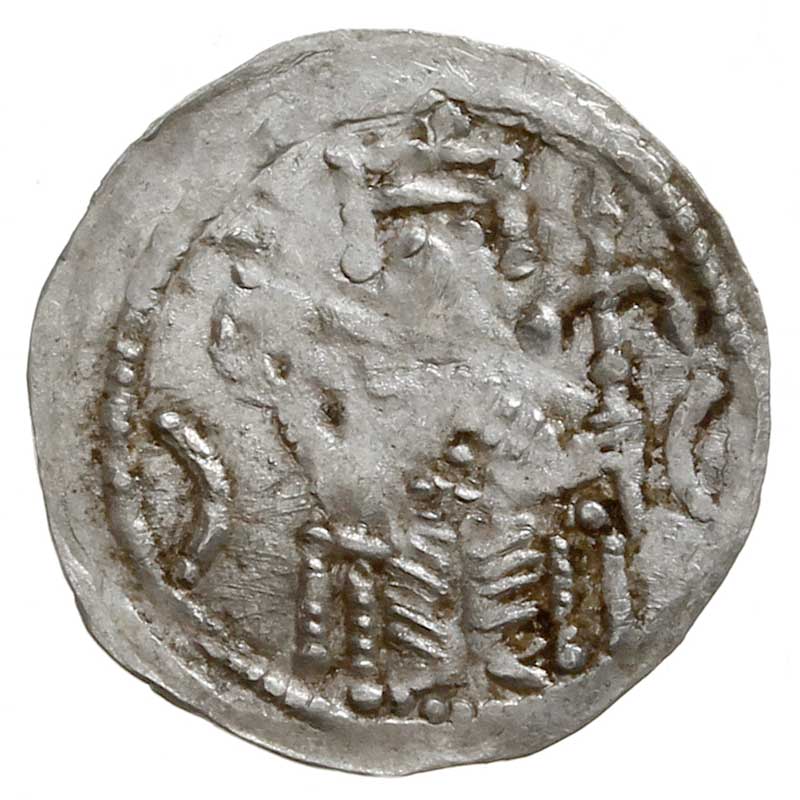 Bolesław IV Kędzierzawy 1146-1173, denar z lat 1