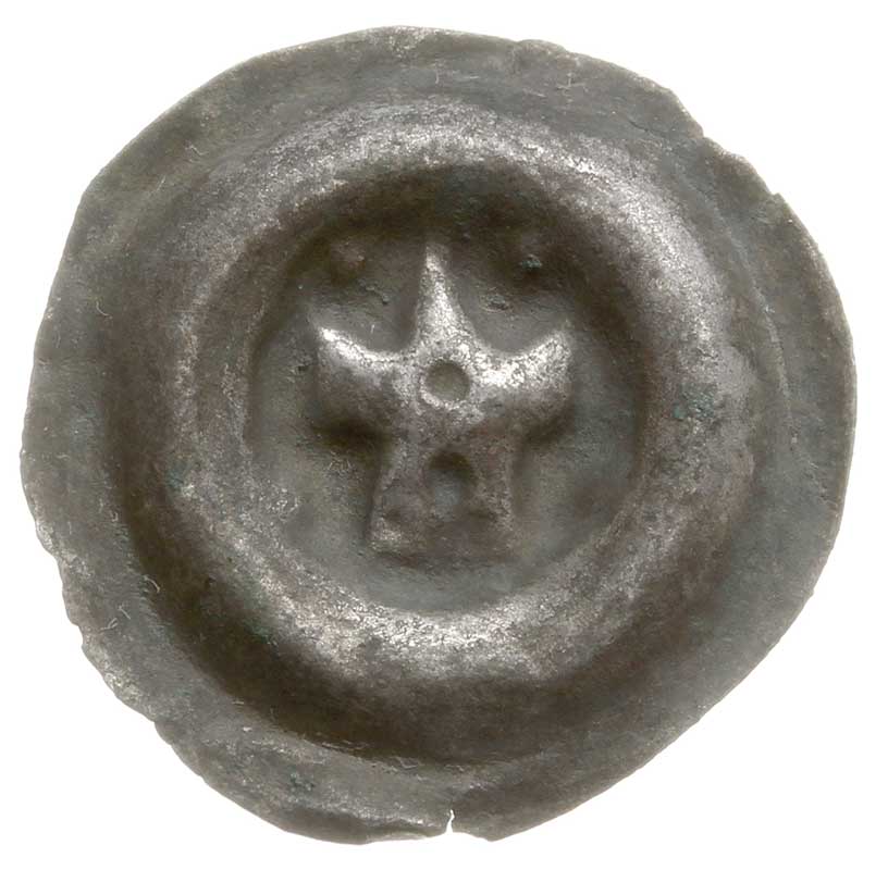 brakteat guziczkowy XIII lub XIV w., Uproszczona