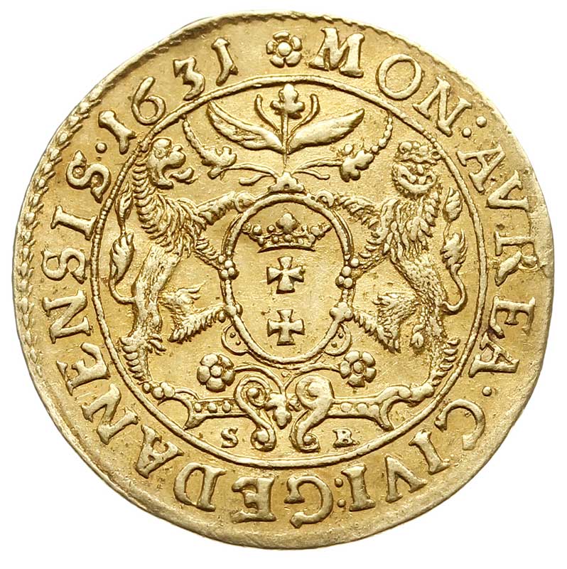 dukat 1631, Gdańsk, Aw: Popiersie króla w prawo 
