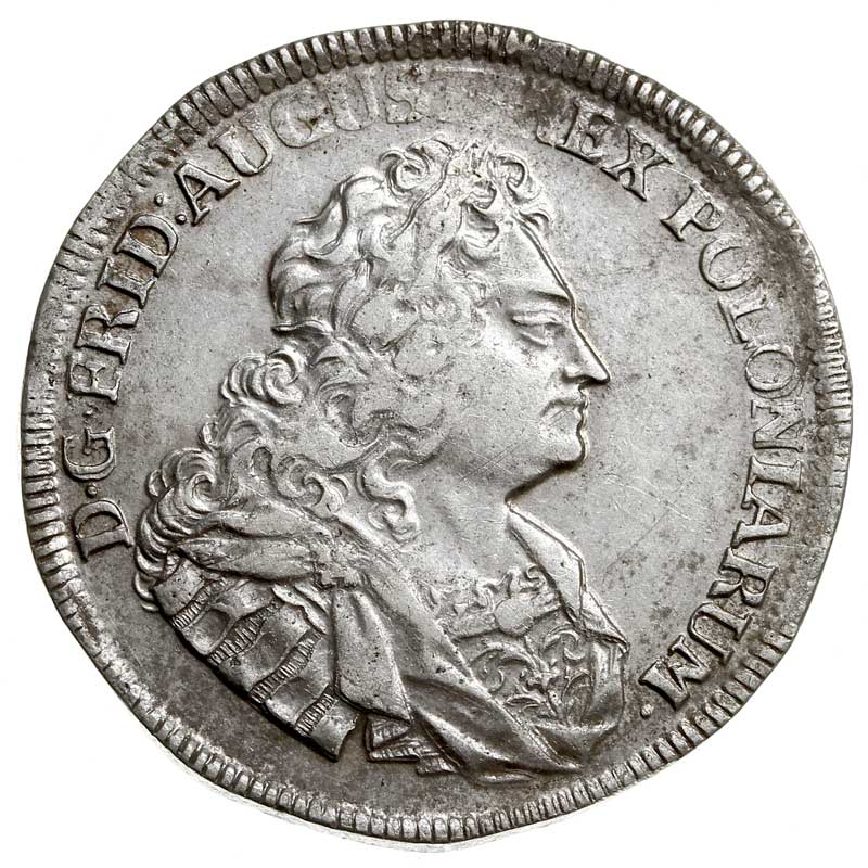 2/3 talara (gulden) 1724, Drezno, Kahnt 129, Dav. 826, patyna