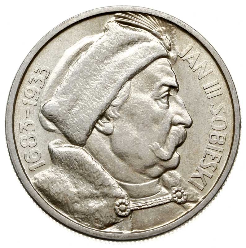 10 złotych 1933, Warszawa, Jan III Sobieski, Par