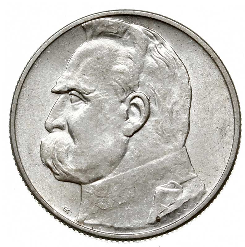 2 złote 1936, Warszawa, Józef Piłsudski, Parchimowicz 111b, rzadkie i piękne