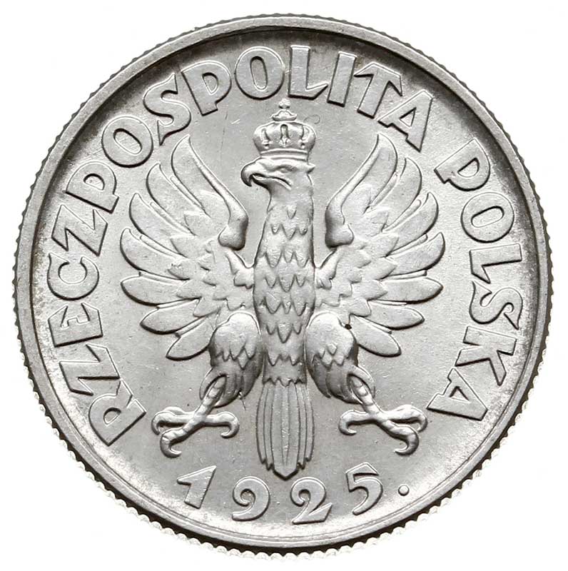 1 złoty 1925, Londyn, Parchimowicz 107b, wyśmien