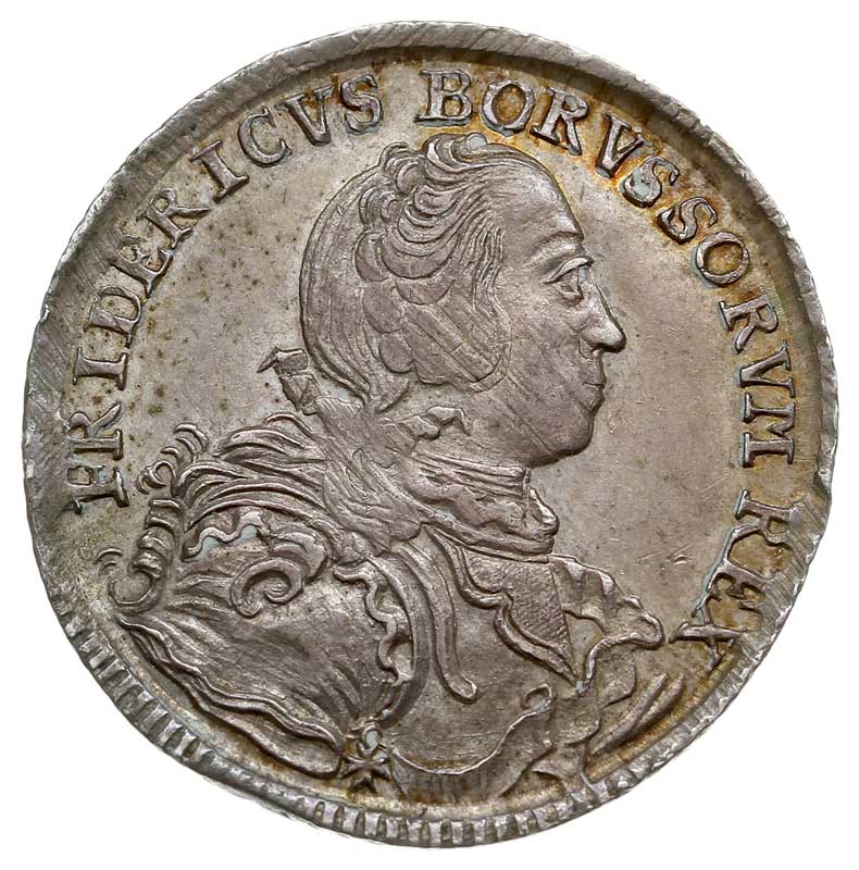 Fryderyk II 1740-1786, 1/4 talara 1751, Wrocław,