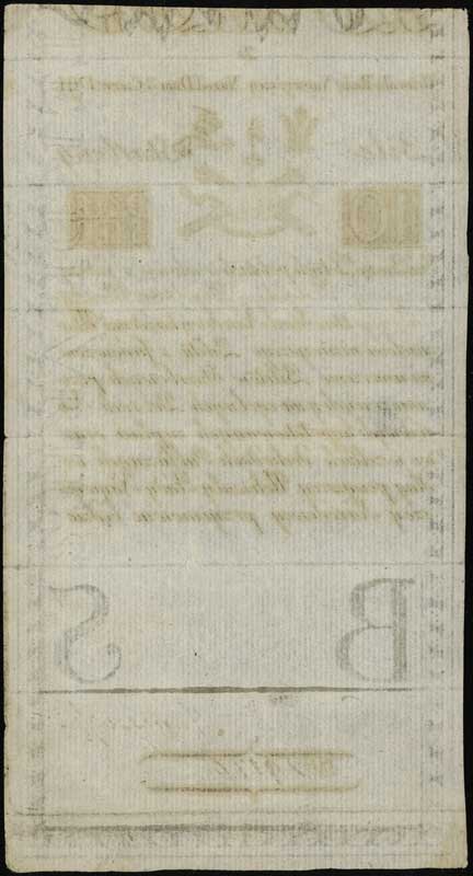 10 złotych polskich 8.06.1794, seria D, numeracja 29178, widoczny znak wodny z napisem firmowym Pieter de Vries & Comp, Lucow 21 (R3), Miłczak A2