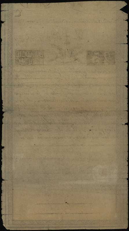 25 złotych polskich 8.06.1794, seria D, numeracja 10926, częściowo widoczny firmowy znak wodny, Lucow 27 (R2), Miłczak A3