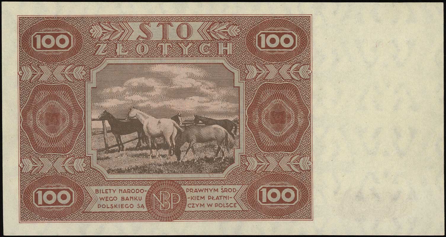 100 złotych 15.07.1947, seria C, numeracja 41120