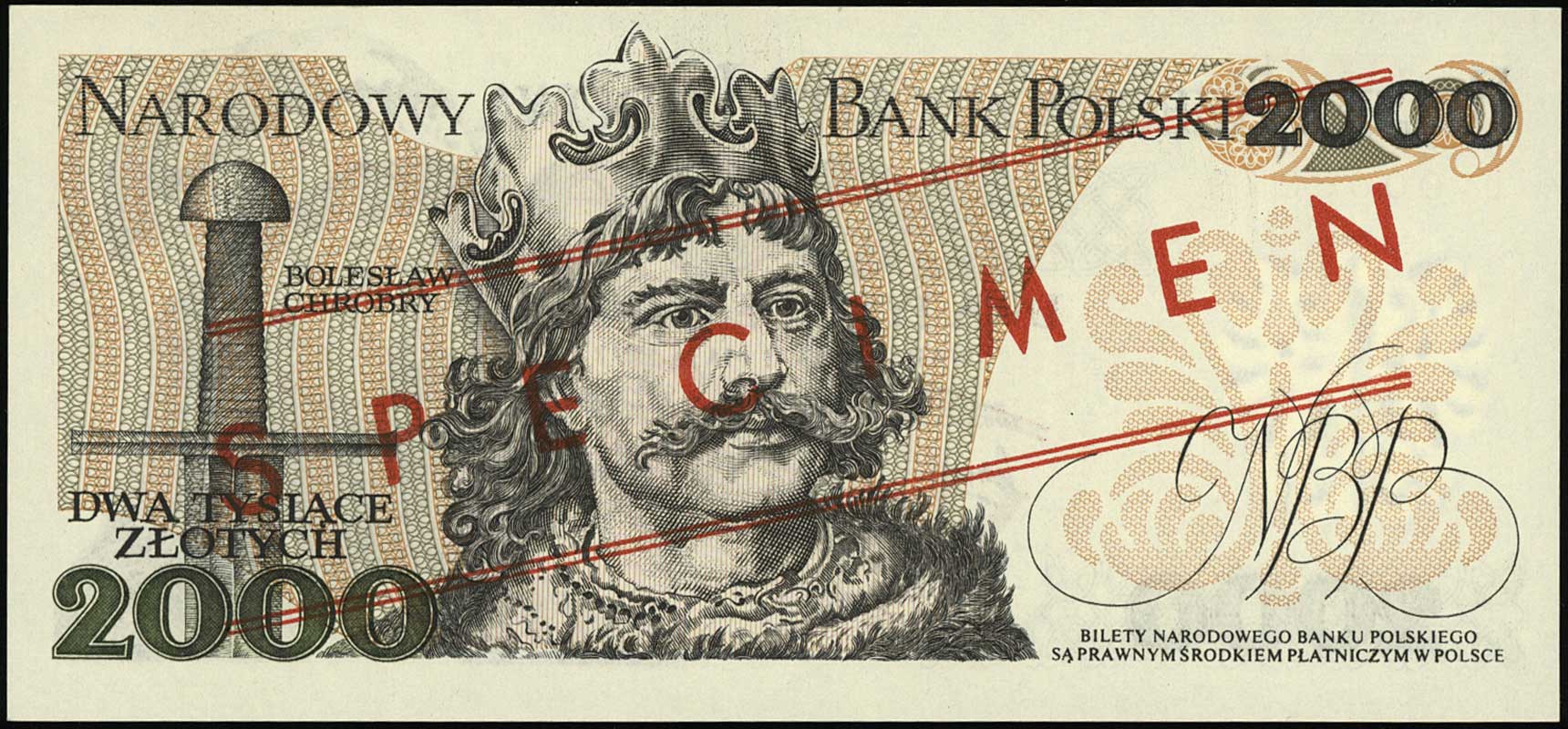 2.000 złotych 1.05.1977, seria L, numeracja 0000