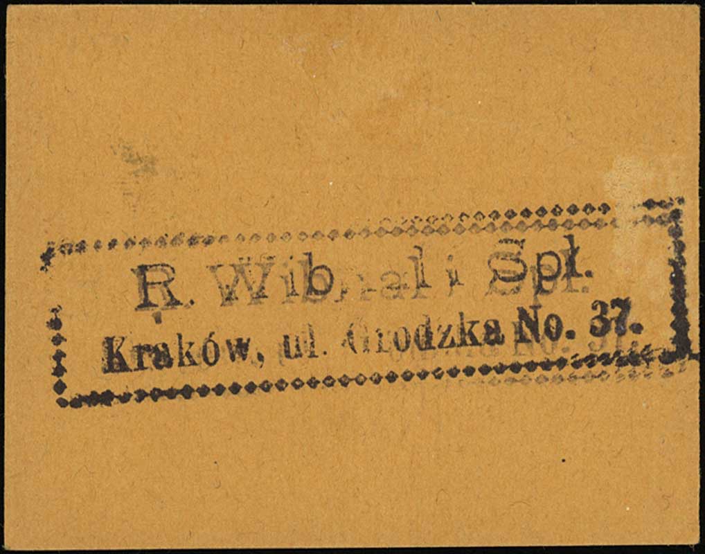 Kraków, R. Wibiral i Spółka, 1 i 2 korony (1919), Podczaski G-179.1a, 2.c, Jabł. 174 i 175, razem 2 sztuki