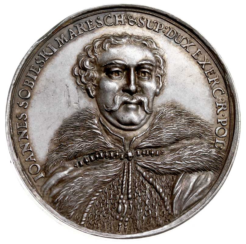 Jan III Sobieski, medal sygnowany I H (Jan Hohn 