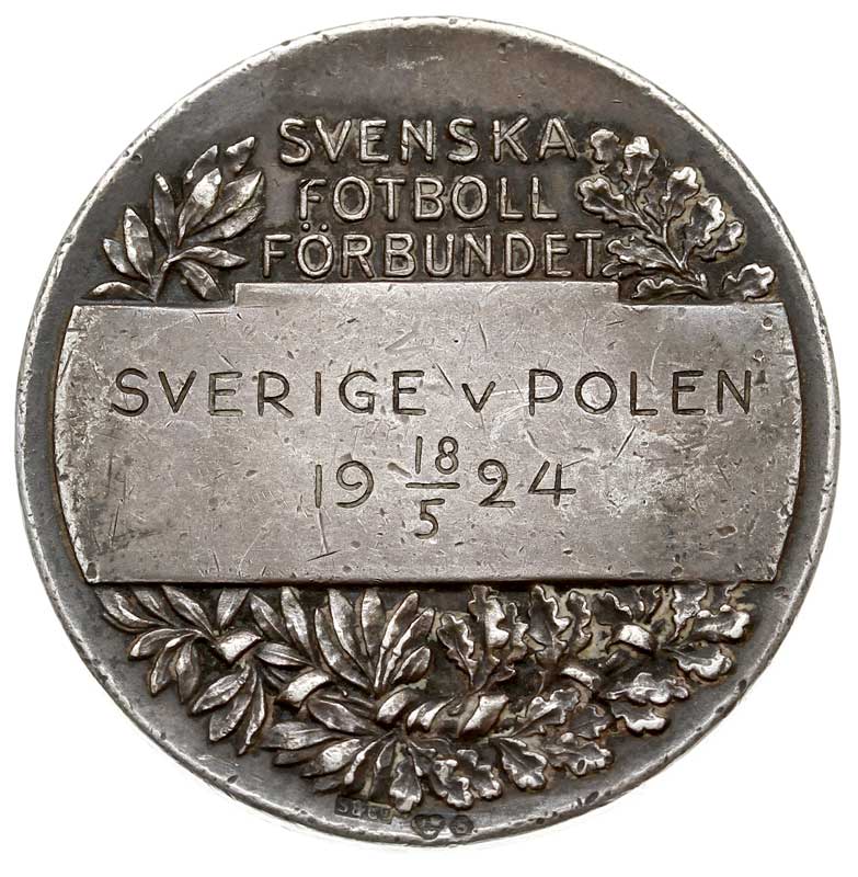 Mecze piłkarskie Polska Szwecja, 1) medal srebrn
