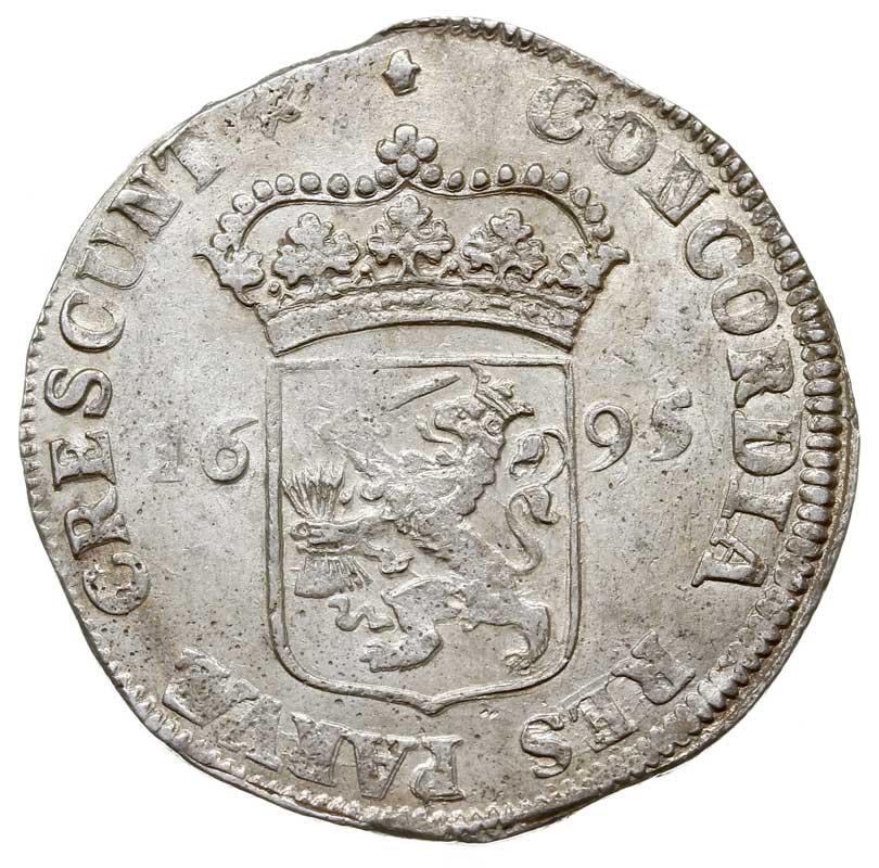 Fryzja Zachodnia, silver dukat 1695, 28.14 g., Dav. 4908, Delm. 971, Verk. 65.4, Purmer Wf37