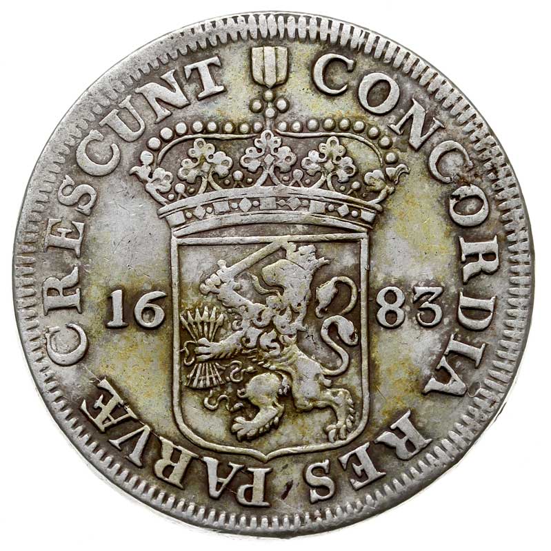 Holandia, silver dukat 1683, 27.80 g., Dav. 4898, Verk. 47.4, Delm. 969, Purmer Ho 49