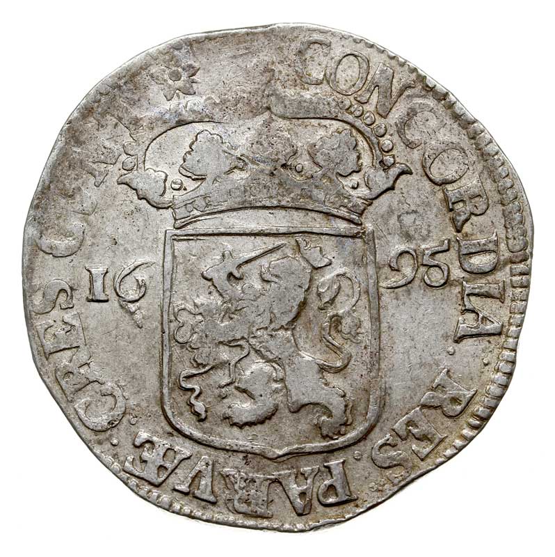 Overijssel, silver dukat 1695, 28.10 g., Dav. 49