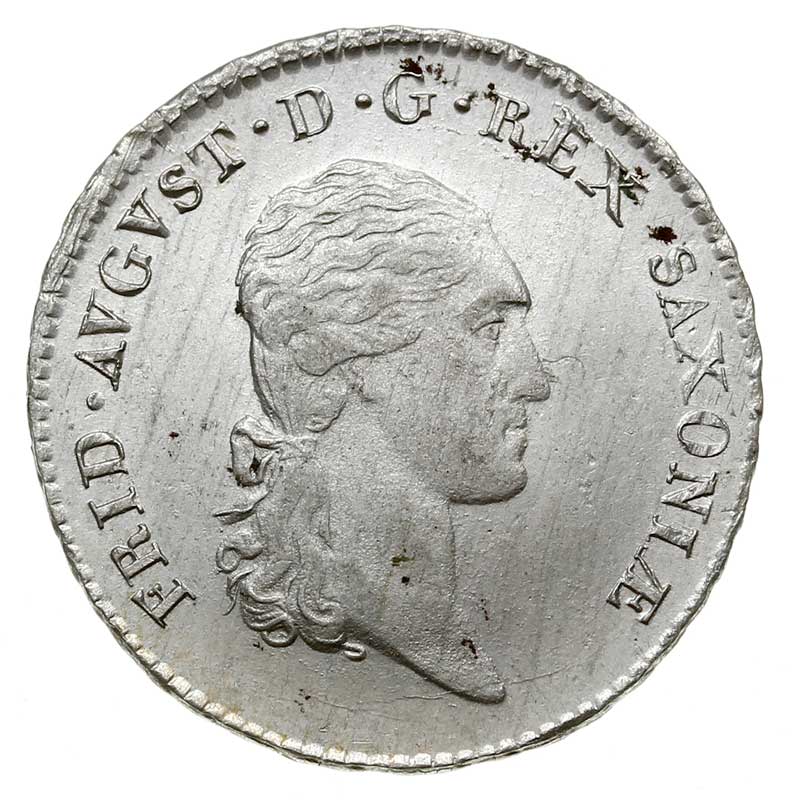 Fryderyk August I 1806-1827, 1/6 talara 1808 SCH