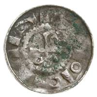 Saksonia, denar krzyżowy XI w., Aw: Krzyż kawalerski, Rw: Krzyż prosty i kółka, srebro 1.11 g, Str..
