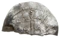 Bolesław Chrobry 992-1025, połówka denara ruskiego (cyrylicznego), Aw: Popiersie, Rw: Krzyż grecki..