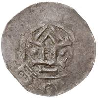 Mazowsze, Miecław 1037-1047, naśladownictwo denara saskiego Ottona i Adelajdy, Aw: Krzyż z ODOD w ..
