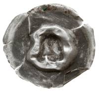 brakteat guziczkowy, koniec XIII w., Głowa z dłu