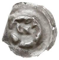brakteat guziczkowy, koniec XIII w., Delfin (?) 