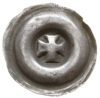 brakteat guziczkowy, początek XIV w., Krzyż kawalerski, Przyłęk 1-2, Fbg 1039, srebro 0.26 g