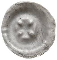 brakteat guziczkowy, początek XIV w., Krzyż kawa