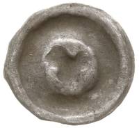 brakteat guziczkowy, początek XIV w., Ptak ze zł