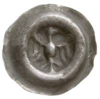 brakteat guziczkowy, początek XIV w., Orzeł rozp