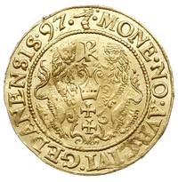 dukat 1597, Gdańsk, Aw: Popiersie króla w prawo i napis wokoło SIGIS 3 D - G REX POL ET SVE D P, R..