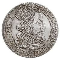 szóstak 1599, Malbork, rzadsza odmiana z dużą gł