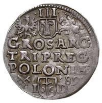 trojak 1589, Poznań, Iger P.89.1.b, patyna