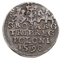 trojak 1598, Lublin, Iger L.98.4.c/a (R), patyna