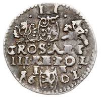 trojak 1601, Lublin, Iger L.01.1.c (ale na awersie napis SIG III - D G REX P M D L), patyna