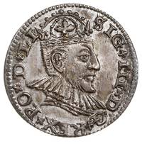 trojak 1590, Ryga, wąskie popiersie króla, Iger R.90.1.d, Gerbaszewski 22, patyna