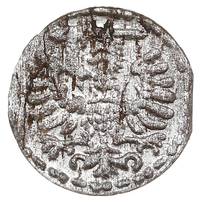 denar 1596, Gdańsk, duże cyfry w dacie, ładny