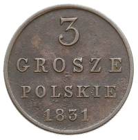 3 grosze polskie 1831, Warszawa, Iger KK.31.1.a 