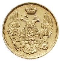 3 ruble = 20 złotych 1837, Petersburg, złoto 3.91 g, Plage 305, Bitkin 1078 (R)