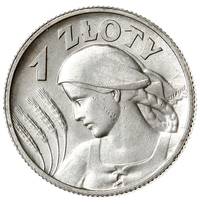 1 złoty 1925, Londyn, Parchimowicz 107b, bardzo ładne