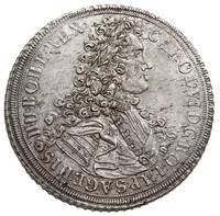 Karol VI 1711-1740, talar 1714, Wrocław, Aw: Popiersie cesarza w prawo i napis wokoło, Rw: Orzeł c..