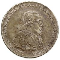 Klemens Wacław 1768-1802 (syn Augusta III), talar 1794, Koblencja, Aw: Popiersie w prawo i napis w..